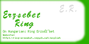 erzsebet ring business card